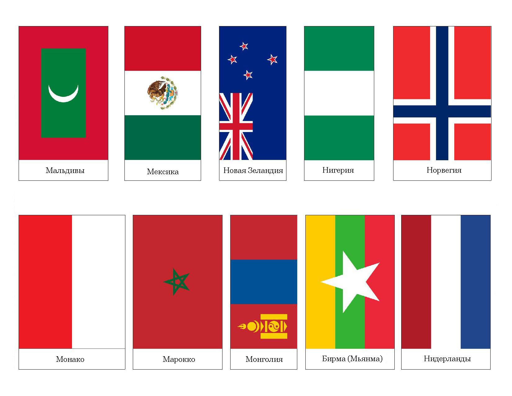 Флаги стран с названиями на русском языке фото